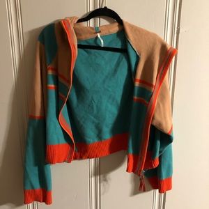 Retro Cropped Sweatshirt